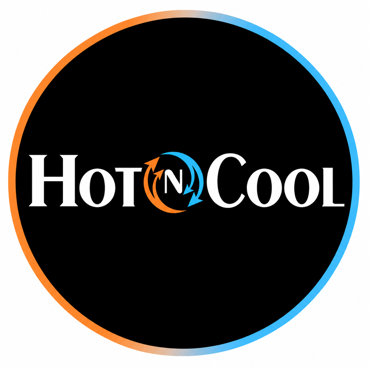 HotNCool Gradient Circle Logo